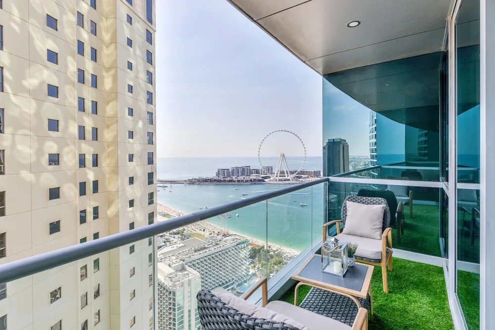 Дубай: Al Fattan - Sea View - Luxury JBR - Free Beach Resorts Access!