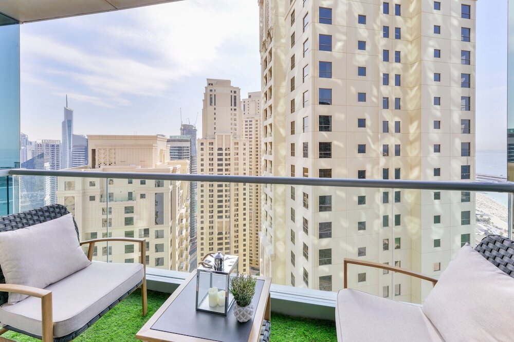 Дубай: Al Fattan - Sea View - Luxury JBR - Free Beach Resorts Access!