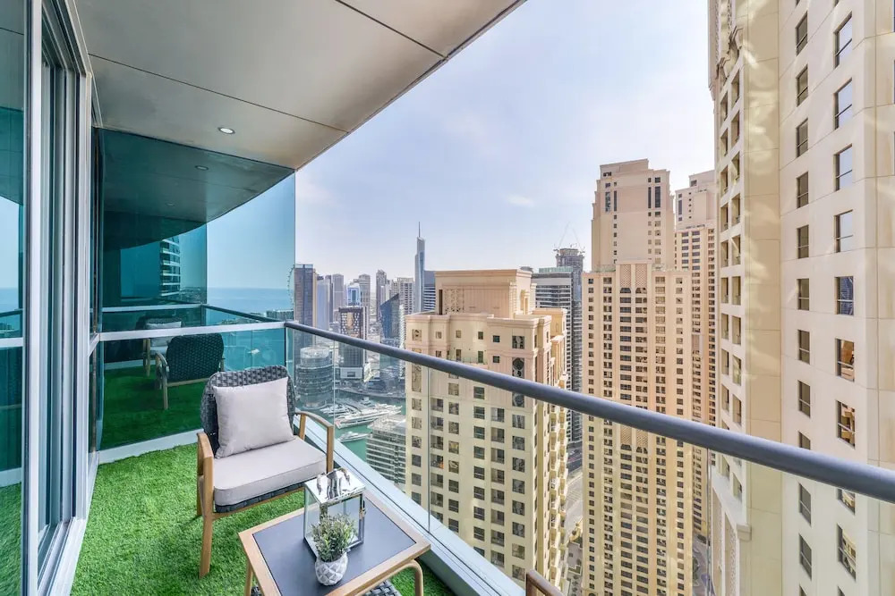 Дубай: Al Fattan - Sea View - Luxury JBR - Free Beach Resorts Access!