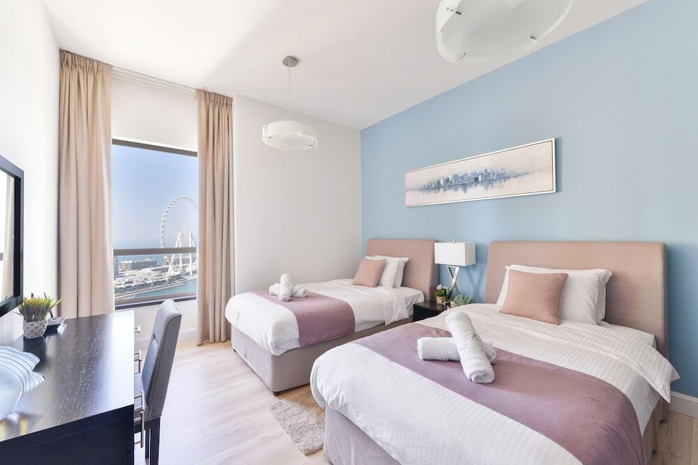 Дубай: Luxury JBR Shams - Full Sea View - Free Beach Resorts Access!