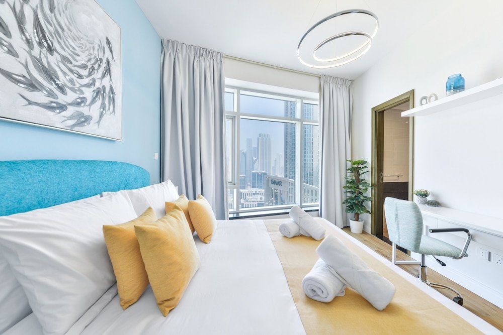 Дубай: Lofts - Downtown Luxury - 5 Min Walk To Dubai Fountain!