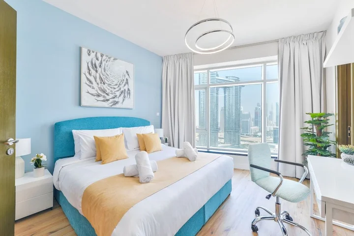 Дубай: Lofts - Downtown Luxury - 5 Min Walk To Dubai Fountain!