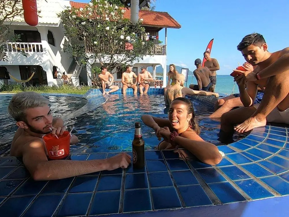 Ко-Пханган: Asia Blue - Beach Hostel Hacienda - Double Room