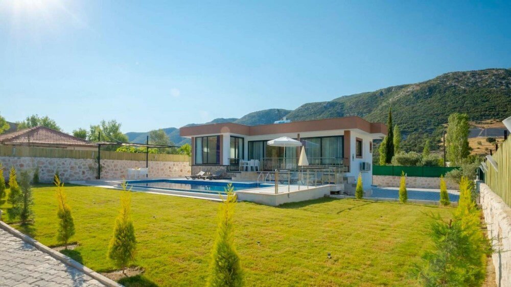 Сарыбелен: Great Villa With Private Pool And Jacuzzi In Kas