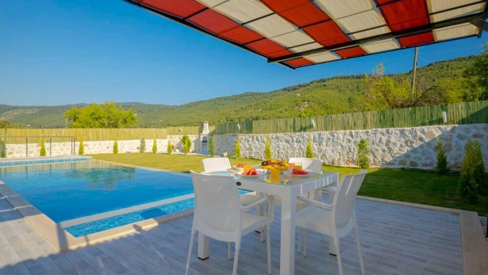 Сарыбелен: Great Villa With Private Pool And Jacuzzi In Kas