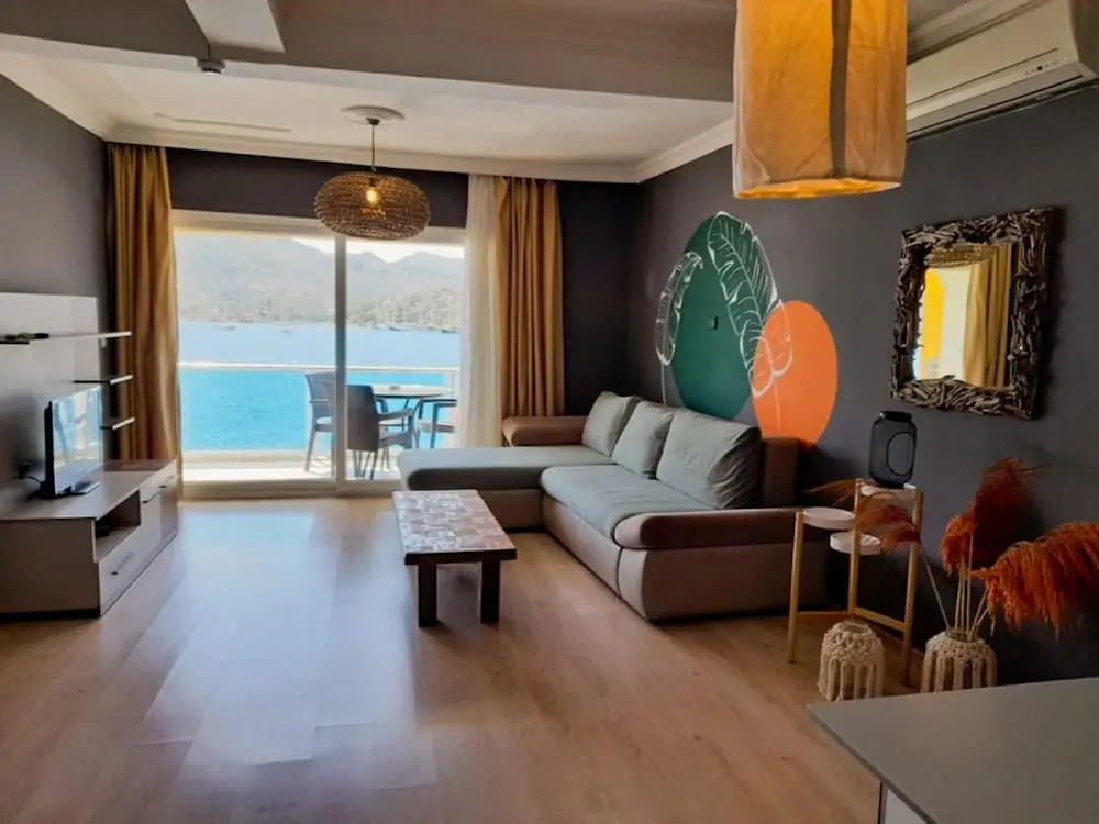 Мугла: Lovely Flat With Sea View Near Beach in Bozburun