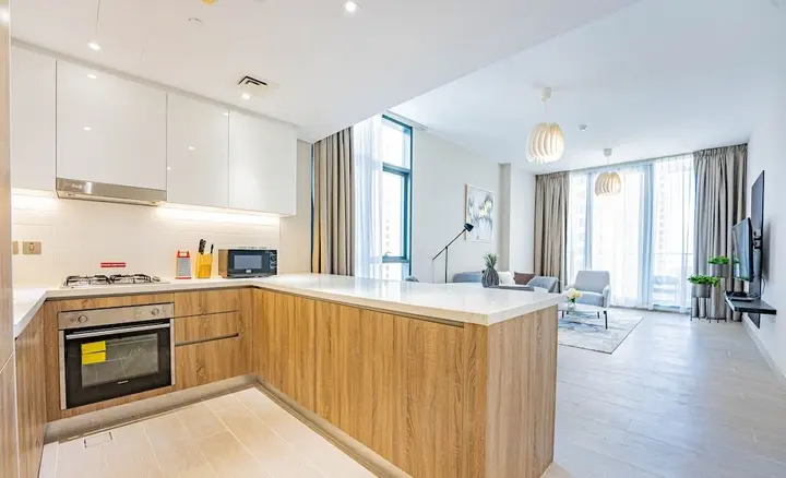 Дубай: Homesgetaway-1BR in Marina Liv Residence