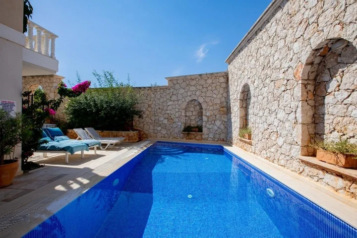 Калкан: Invigorating Villa With Shared Pool in Kas