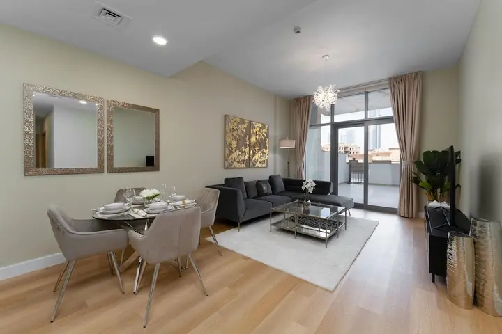 Дубай: Maison Privee - Classy Apt w/ Terrace & Direct Burj Khalifa Views