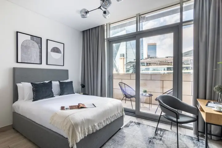 Дубай: Апартаменты Stunning DIFC Studio with Balcony | Gym, Pool