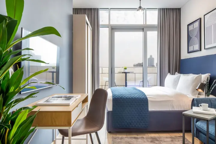 Дубай: Апартаменты Chic DIFC Studio | Burj Khalifa View | Pool, Gym