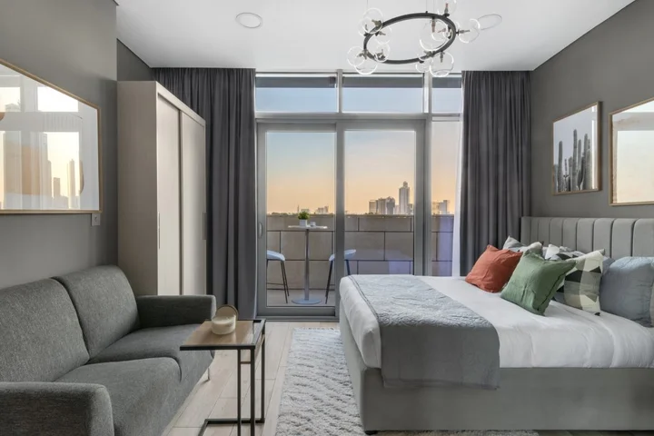 Дубай: Апартаменты Burj Khalifa View | Trendy DIFC Studio | Pool, Gym
