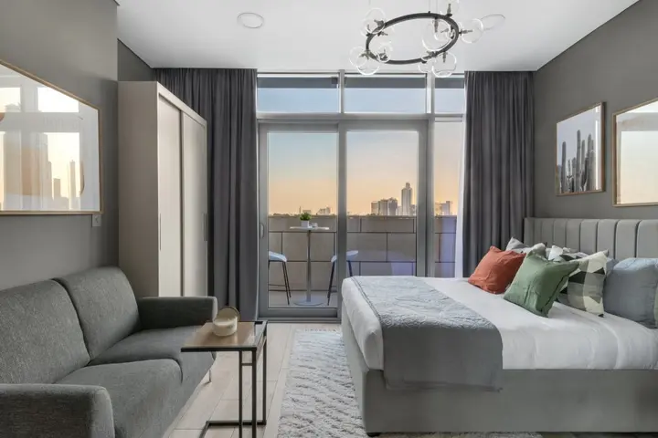 Дубай: Апартаменты Burj Khalifa View | Trendy DIFC Studio | Pool, Gym