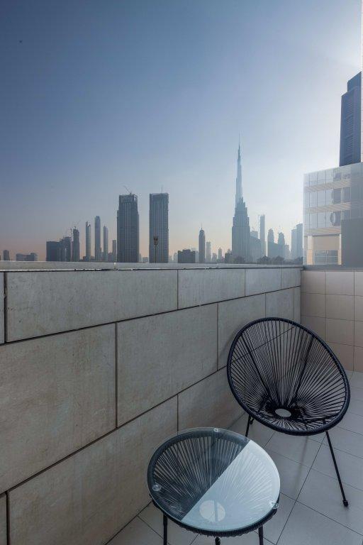 Дубай: Апартаменты Large DIFC Studio Burj Khalifa View | Burj Daman