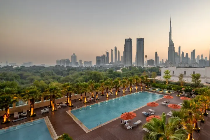 Дубай: Апартаменты Furnished Studio with Burj Khalifa View | Pool, Gym