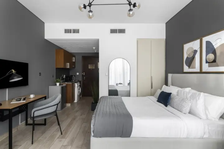 Дубай: Апартаменты Stylish DIFC Studio with Balcony | Pool, Gym