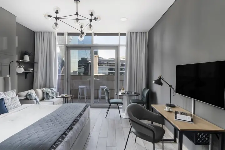 Дубай: Апартаменты Stylish DIFC Studio with Balcony | Pool, Gym