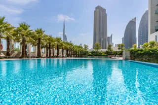 Дубай: Апартаменты Stylish DIFC Studio | Burj Khalifa View Balcony