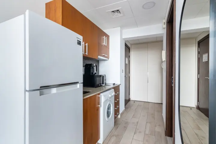 Дубай: Апартаменты Stylish DIFC Studio | Burj Khalifa View Balcony
