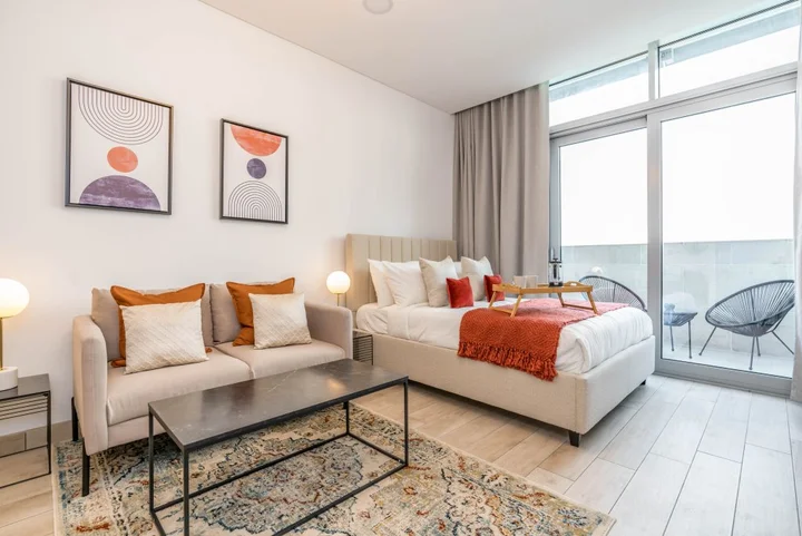 Дубай: Апартаменты Burj Khalifa Мiew Balcony | Cozy DIFC Studio