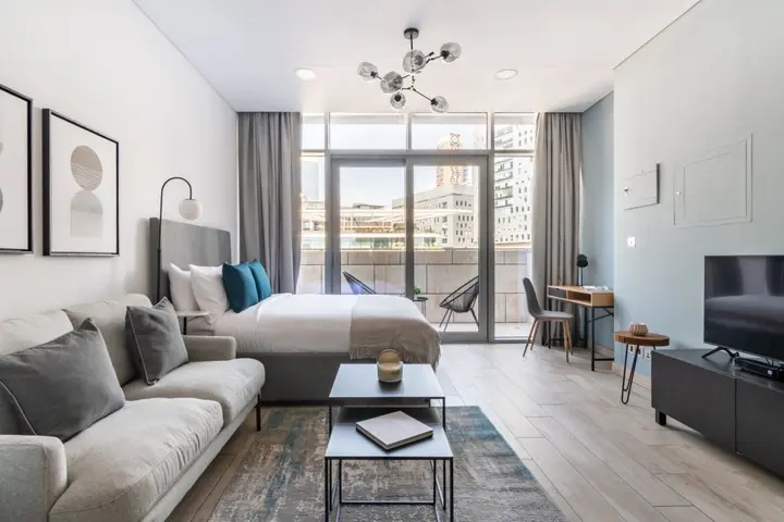 Дубай: Апартаменты Modern central studio in DIFC | Iconic Tower