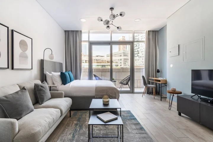 Дубай: Апартаменты Modern central studio in DIFC | Iconic Tower