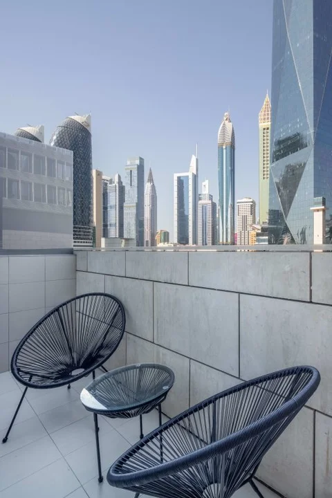 Дубай: Апартаменты Modern Studio in DIFC Iconic Tower | Pool, Gym