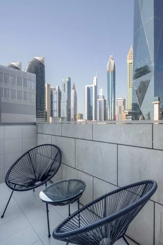 Дубай: Апартаменты Modern Studio in DIFC Iconic Tower | Pool, Gym