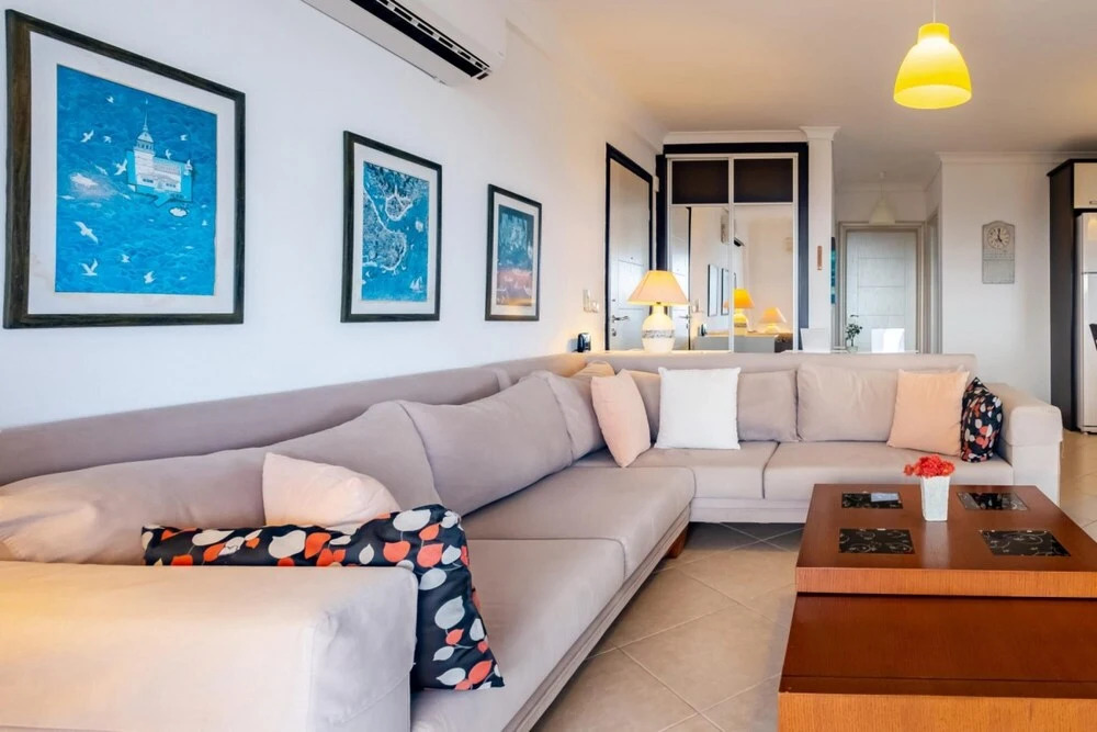 Тургутрейс: Cozy Flat With Sea View and Shared Pool in Bodrum