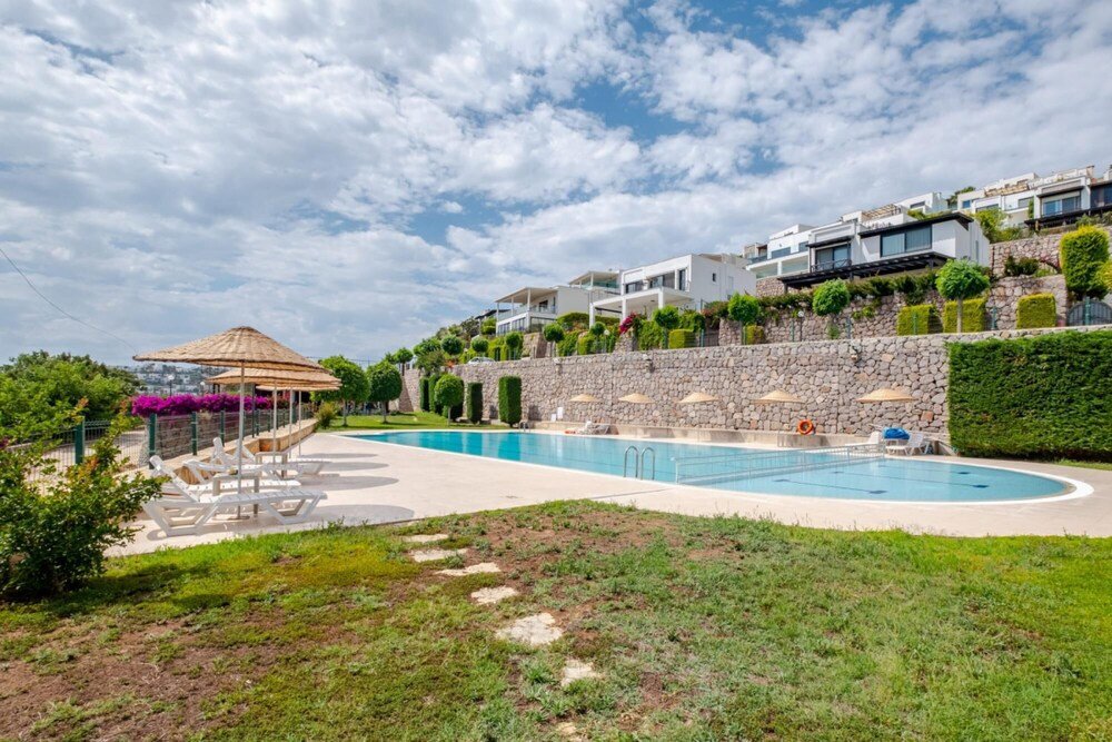 Тургутрейс: Flat With Sea View and Shared Pool in Bodrum