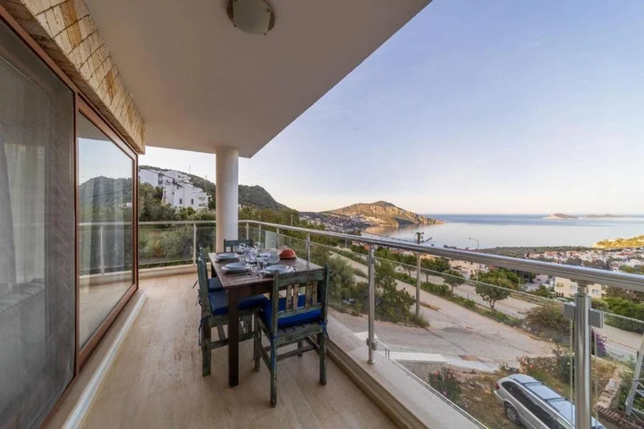 Калкан: Gorgeous Sea View Flat With Pool in Antalya Kalkan