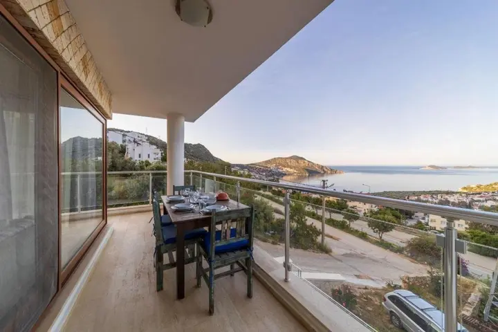 Калкан: Gorgeous Sea View Flat With Pool in Antalya Kalkan