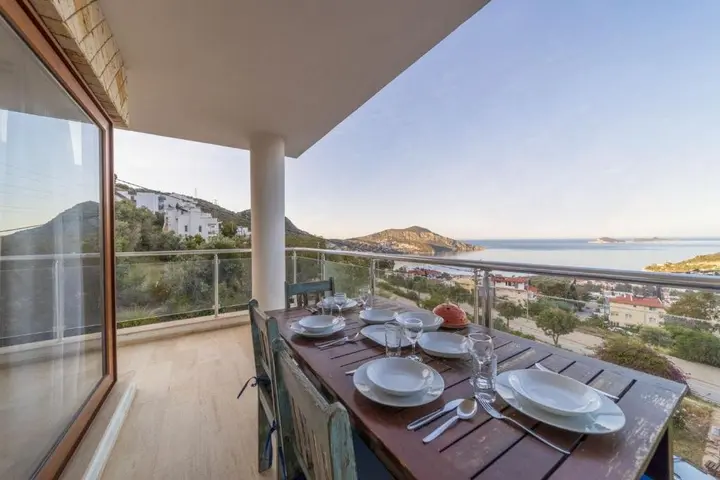 Калкан: Gorgeous Sea View Flat With Pool in Antalya Kalkan