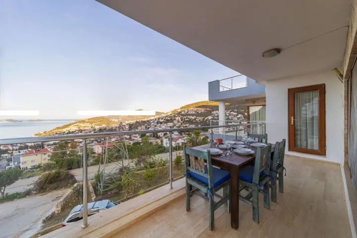 Калкан: Gorgeous Sea View Flat With Pool in Antalya Kalkan