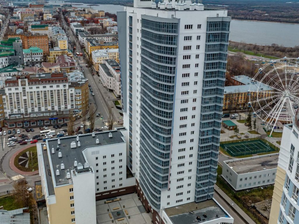 Нижний Новгород: Апартаменты Белый Парус рядом с канатной дорогой