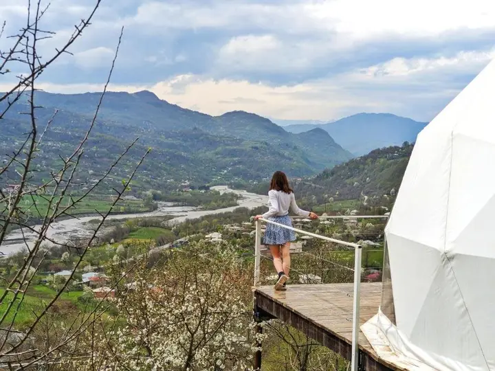 4 seasons. 4 სეზონი Glamping Georgia Racha — фото 5