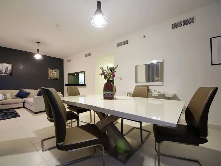 Дубай: Vacation Bay - Loft West Tower - Boulevard View
