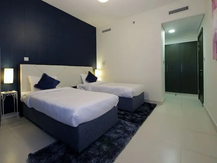 Дубай: Vacation Bay - Loft West Tower - Boulevard View