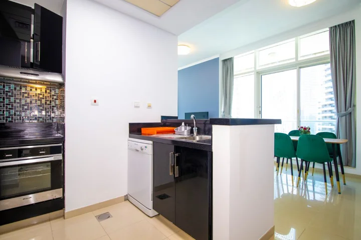 Дубай: Апартаменты Modern Sea View 1Bedroom Jbr Beach