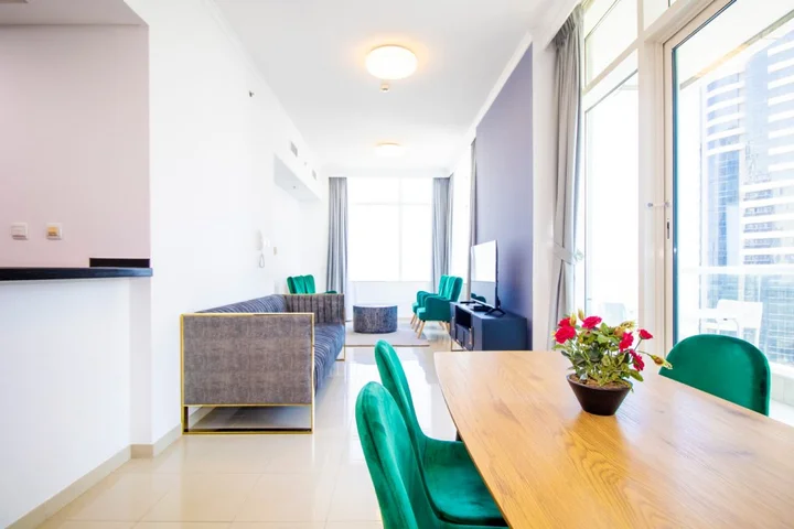 Дубай: Апартаменты Modern Sea View 1Bedroom Jbr Beach