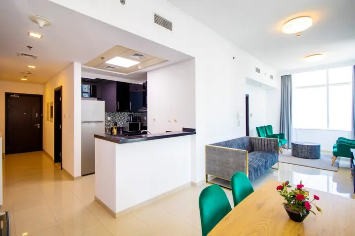 Дубай: Апартаменты Modern Sea View 1Bedroom Jbr Beach