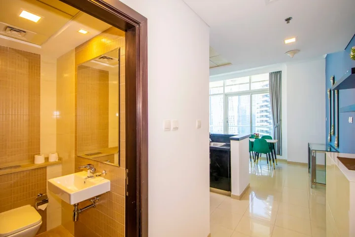 Дубай: Апартаменты Modern Sea View 1Bedroom Jbr Beach