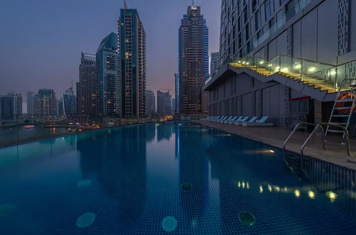 Дубай: Апартаменты Stunning Marina View Close to JBR Cayan