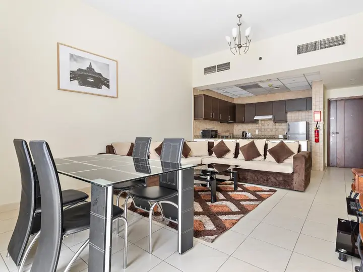 Дубай: Апартаменты Spacious 1 Bedroom Apartment La Fontana