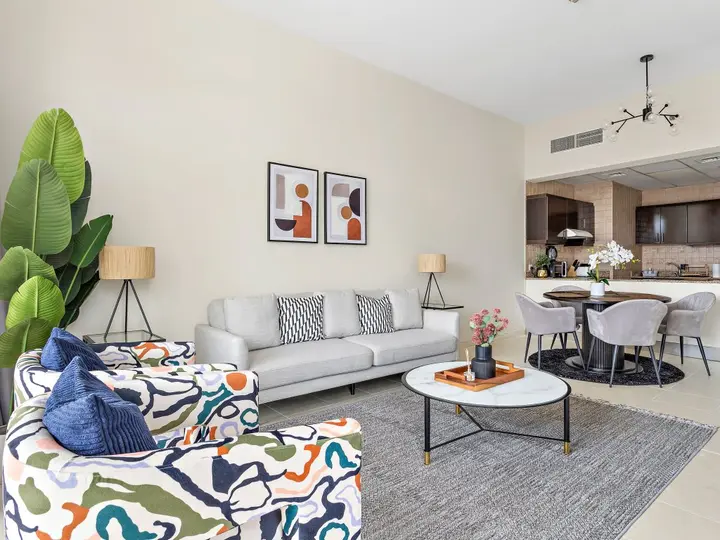 Дубай: Апартаменты Cosy 1-Bedroom La Fontana Brand New All Bills Inc