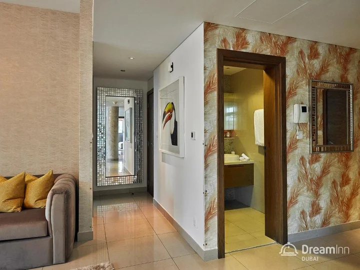 Дубай: Dream Inn Dubai Apartments - Claren Downtown Private Terrace