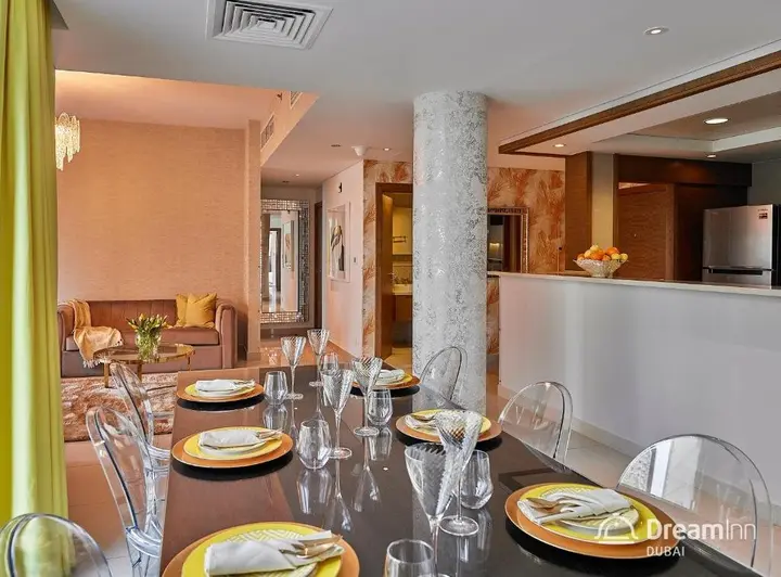 Дубай: Dream Inn Dubai Apartments - Claren Downtown Private Terrace