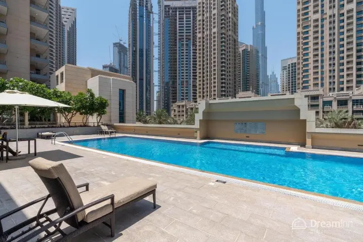 Дубай: Dream Inn Dubai Apartments - Claren Downtown Private Terrace