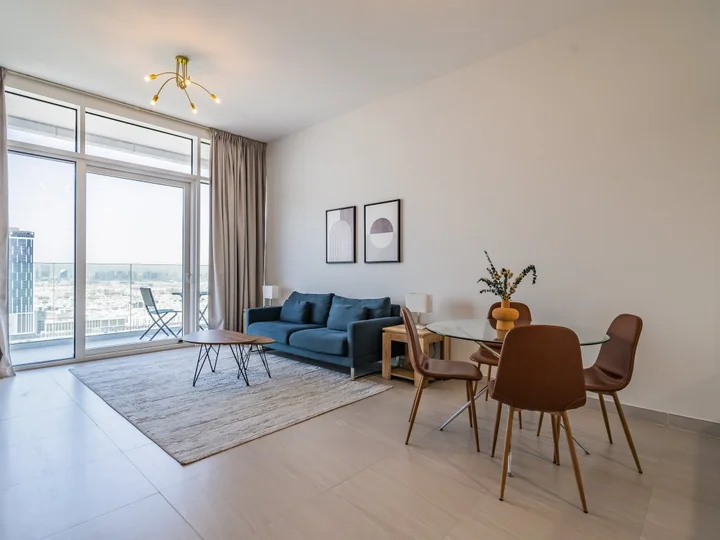 Дубай: Apartments Modern 1BR with Balcony | Dubai Frame View