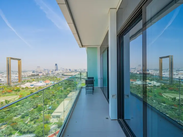 Дубай: Apartments Modern 1BR with Balcony | Dubai Frame View